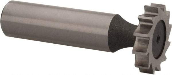 Keo - 7/8" Diam x 3/16" Face Width, High Speed Steel, 12 Teeth, Shank Connection Woodruff Keyseat Cutter - Uncoated, 2-3/16" OAL x 1/2" Shank, Straight Teeth, ANSI 607, Old Standard 11 - USA Tool & Supply