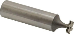 Keo - 3/8" Diam x 1/16" Face Width, High Speed Steel, 6 Teeth, Shank Connection Woodruff Keyseat Cutter - Uncoated, 2-1/16" OAL x 1/2" Shank, Staggered Teeth, ANSI 203, Old Standard 211 - USA Tool & Supply