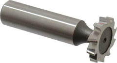 Keo - 7/8" Diam x 5/32" Face Width, High Speed Steel, 10 Teeth, Shank Connection Woodruff Keyseat Cutter - Uncoated, 2-5/32" OAL x 1/2" Shank, Staggered Teeth, ANSI 507, Old Standard 10 - USA Tool & Supply