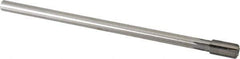 Made in USA - 13/32" Diam, 5/16" Max Diam Straight Shank, 3/4" Flute Length, Machine Expansion Reamer - Straight Flute, 7" OAL, Right Hand Cut, 6 Flutes, High Speed Steel, Bright Finish - USA Tool & Supply