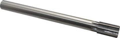Made in USA - 1" Diam, 7/8" Max Diam Straight Shank, 1-5/8" Flute Length, Machine Expansion Reamer - Straight Flute, 10-1/2" OAL, Right Hand Cut, 8 Flutes, High Speed Steel, Bright Finish - USA Tool & Supply