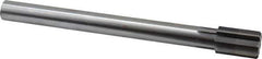 Made in USA - 1-1/8" Diam, 7/8" Max Diam Straight Shank, 1-3/4" Flute Length, Machine Expansion Reamer - Straight Flute, 11" OAL, Right Hand Cut, 8 Flutes, High Speed Steel, Bright Finish - USA Tool & Supply