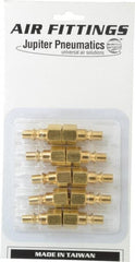 Value Collection - 10 Piece 1/4" Body 1/4 NPT 215 psi Steel ARO Pneumatic Coupling Plug Set - USA Tool & Supply