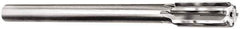 Made in USA - 1-5/16" Diam, 1" Max Diam Straight Shank, 1-7/8" Flute Length, Machine Expansion Reamer - Straight Flute, 11-1/2" OAL, Right Hand Cut, 8 Flutes, Carbide-Tipped, Bright Finish - USA Tool & Supply