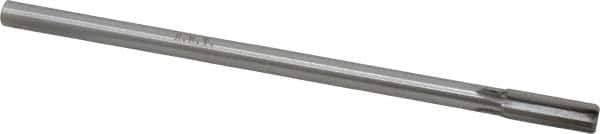 Made in USA - 3/8" Diam, 5/16" Max Diam Straight Shank, 1" Flute Length, Machine Expansion Reamer - Straight Flute, 7" OAL, Right Hand Cut, 4 Flutes, Carbide-Tipped, Bright Finish - USA Tool & Supply