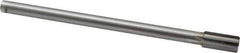 Made in USA - 9/16" Diam, 7/16" Max Diam Straight Shank, 1-1/8" Flute Length, Machine Expansion Reamer - Straight Flute, 8" OAL, Right Hand Cut, 6 Flutes, Carbide-Tipped, Bright Finish - USA Tool & Supply