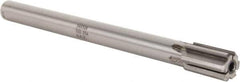 Made in USA - 7/8" Diam, 3/4" Max Diam Straight Shank, 1-1/2" Flute Length, Machine Expansion Reamer - Straight Flute, 10" OAL, Right Hand Cut, 6 Flutes, Carbide-Tipped, Bright Finish - USA Tool & Supply