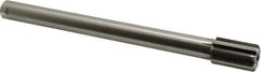 Made in USA - 31/32" Diam, 3/4" Max Diam Straight Shank, 1-1/2" Flute Length, Machine Expansion Reamer - Straight Flute, 10" OAL, Right Hand Cut, 8 Flutes, Carbide-Tipped, Bright Finish - USA Tool & Supply