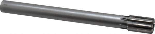 Made in USA - 1-1/16" Diam, 7/8" Max Diam Straight Shank, 1-5/8" Flute Length, Machine Expansion Reamer - Straight Flute, 10-1/2" OAL, Right Hand Cut, 8 Flutes, Carbide-Tipped, Bright Finish - USA Tool & Supply