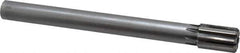Made in USA - 1-1/16" Diam, 7/8" Max Diam Straight Shank, 1-5/8" Flute Length, Machine Expansion Reamer - Straight Flute, 10-1/2" OAL, Right Hand Cut, 8 Flutes, Carbide-Tipped, Bright Finish - USA Tool & Supply