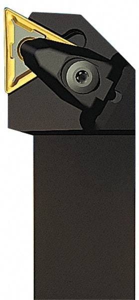 Seco - DTJN, Left Hand Cut, 1-1/4" Shank Height x 1-1/4" Shank Width, Negative Rake Indexable Turning Toolholder - 6" OAL, TN..43. Insert Compatibility, Series Clamp Lock - USA Tool & Supply