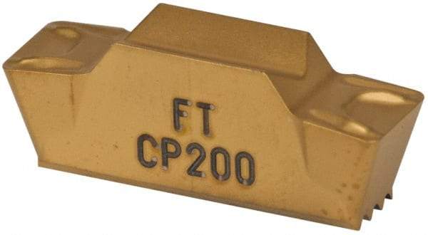 Seco - LCMF, 3/16" Cutting Width, FT, CP200 Grade, Double End Multi-Directional Turning Insert - TiAlN, TiN Coated - USA Tool & Supply