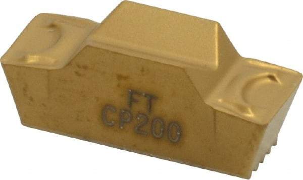 Seco - LCMF, 1/4" Cutting Width, FT, CP200 Grade, Double End Multi-Directional Turning Insert - TiAlN, TiN Coated - USA Tool & Supply