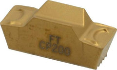 Seco - LCMF, 1/4" Cutting Width, FT, CP200 Grade, Double End Multi-Directional Turning Insert - TiAlN, TiN Coated - USA Tool & Supply
