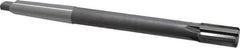 Made in USA - 3/4" Diam, 2MT Morse Taper Shank, 1-3/8" Flute Length, Machine Expansion Reamer - Straight Flute, 9-1/2" OAL, Right Hand Cut, 6 Flutes, Carbide-Tipped, Bright Finish - USA Tool & Supply