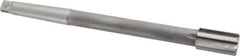 Made in USA - 7/8" Diam, 2MT Morse Taper Shank, 1-1/2" Flute Length, Machine Expansion Reamer - Straight Flute, 10" OAL, Right Hand Cut, 6 Flutes, Carbide-Tipped, Bright Finish - USA Tool & Supply