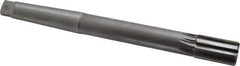 Made in USA - 1" Diam, 3MT Morse Taper Shank, 1-5/8" Flute Length, Machine Expansion Reamer - Straight Flute, 10-1/2" OAL, Right Hand Cut, 8 Flutes, Carbide-Tipped, Bright Finish - USA Tool & Supply