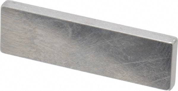 Mitutoyo - 0.101" Rectangular Steel Gage Block - Accuracy Grade 0, Includes Certificate of Inspection - USA Tool & Supply