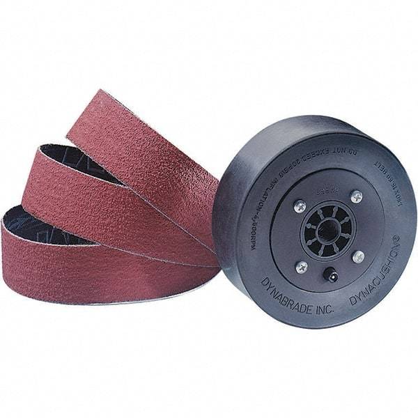 Dynabrade - 5" Wheel OD, 1-1/2" Wheel Width, 4,500 RPM, Composite, Pneumatic Wheel with Hub - 15-1/2" Long x 1-1/2" Wide, 5/8" Wheel Arbor Hole - USA Tool & Supply