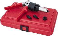 HUCK - #8 to 3/8" Manual Rivet Nut Tool Kit - Includes Nutsetter, 2 Pullup Studs, 2 Driving Anvils - USA Tool & Supply