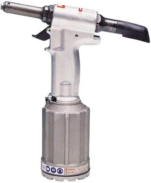 HUCK - Up to 1/4" Capacity, Air Riveting Hammer - 0.683" Long Stroke, 1/4" Inlet - USA Tool & Supply