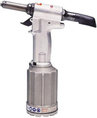 HUCK - Up to 1/4" Capacity, Air Riveting Hammer - 0.683" Long Stroke, 1/4" Inlet - USA Tool & Supply