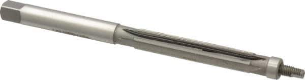 Made in USA - 3/8" Reamer Diam, 0.3700" Diam Straight Shank, 1-3/4" Flute Length, Hand Expansion Reamer - Straight Flute, 5" OAL, Right Hand Cut, 6 Flutes, High Speed Steel - USA Tool & Supply