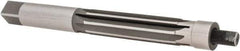 Made in USA - 21/32" Reamer Diam, 0.6200" Diam Straight Shank, 2-1/2" Flute Length, Hand Expansion Reamer - Straight Flute, 6-1/2" OAL, Right Hand Cut, High Speed Steel - USA Tool & Supply