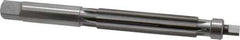 Made in USA - 3/4" Reamer Diam, 0.7450" Diam Straight Shank, 2-11/16" Flute Length, Hand Expansion Reamer - Straight Flute, 7-1/16" OAL, Right Hand Cut, 8 Flutes, High Speed Steel - USA Tool & Supply