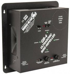 Quadblaster - 6,500 Sq Ft Coverage Electronic Animal Repellent - AC Adapter, Targets Birds - USA Tool & Supply