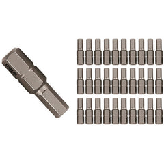 Hex Inch Contractor Grade Insert Bits 7/64″ × 25mm (30 Piece Bulk Pack) - USA Tool & Supply
