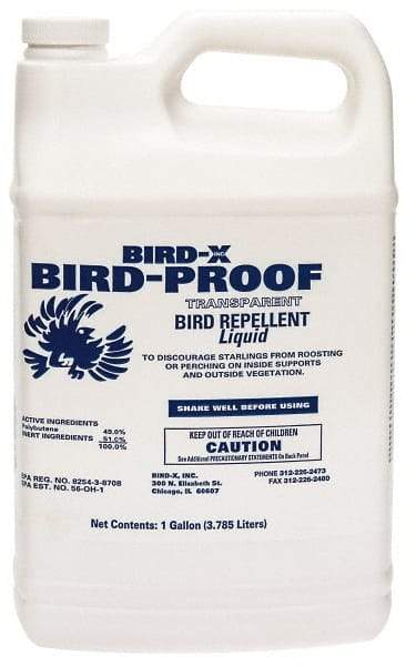 Bird-X - 1 Gal Liquid Bird Repellent - Targets Birds - USA Tool & Supply