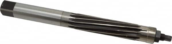Made in USA - 1-1/8" Reamer Diam, Straight Shank, 4-1/8" Flute Length, Hand Expansion Reamer - USA Tool & Supply