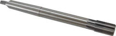 Made in USA - 1-1/32" Diam, 7/8" Max Diam 3MT Morse Taper Shank, 1-5/8" Flute Length, Machine Expansion Reamer - Straight Flute, 10-1/2" OAL, Right Hand Cut, 8 Flutes, High Speed Steel, Bright Finish - USA Tool & Supply