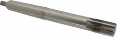 Made in USA - 1-1/4" Diam, 1" Max Diam 4MT Morse Taper Shank, 1-7/8" Flute Length, Machine Expansion Reamer - Straight Flute, 11-1/2" OAL, Right Hand Cut, 8 Flutes, High Speed Steel, Bright Finish - USA Tool & Supply