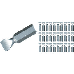 Square Contractor Grade Insert Bits #3 × 25mm (30 Piece Bulk Pack) - USA Tool & Supply