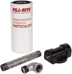 Tuthill - 3/4 Inlet Size, 18 GPM, Pump Filter - 11 Long, 10 Micron Mesh, Cast Iron - USA Tool & Supply