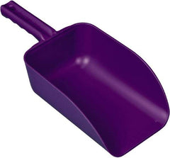 Remco - 82 oz Purple Polypropylene Flat Bottom Scoop - 5.9" Wide x 3.3" Deep Bowl, 15.1" OAL - USA Tool & Supply