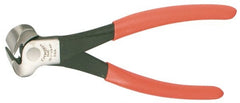 Crescent - 7-1/4" OAL, 12 AWG Capacity, 3/8" Jaw Length x 1-3/4" Jaw Width, End Cutting Pliers - USA Tool & Supply