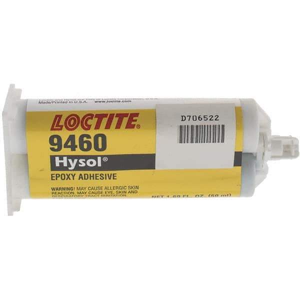 Loctite - 50 mL Dual Cartridge Structural Adhesive - 50 min Working Time, 3,500 psi Shear Strength - USA Tool & Supply