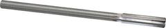 Made in USA - 0.4385" Cobalt 6 Flute Chucking Reamer - Straight Flute, 0.373" Straight Shank, 1-3/4" Flute Length, 7" OAL - USA Tool & Supply