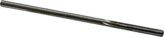 Made in USA - 0.1855" Cobalt 6 Flute Chucking Reamer - Straight Flute, 0.1805" Straight Shank, 1-1/8" Flute Length, 4-1/2" OAL - USA Tool & Supply