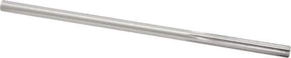 Made in USA - 1/4" Cobalt 6 Flute Chucking Reamer - Straight Flute, 0.2405" Straight Shank, 1-1/2" Flute Length, 6" OAL - USA Tool & Supply