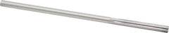 Made in USA - 1/4" Cobalt 6 Flute Chucking Reamer - Straight Flute, 0.2405" Straight Shank, 1-1/2" Flute Length, 6" OAL - USA Tool & Supply