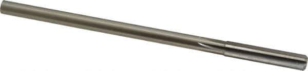 Made in USA - 0.3105" Cobalt 6 Flute Chucking Reamer - Straight Flute, 0.2792" Straight Shank, 1-1/2" Flute Length, 6" OAL - USA Tool & Supply