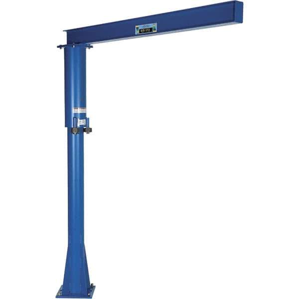 Vestil - 600 Lb Load Capacity, Steel Jib Crane - 6' Span - USA Tool & Supply