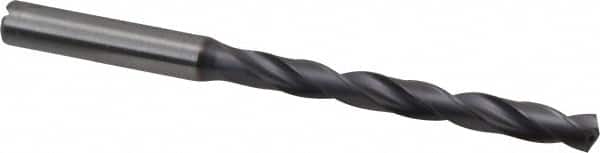 Kennametal - 6.5mm 132° Spiral Flute Solid Carbide Taper Length Drill Bit - USA Tool & Supply