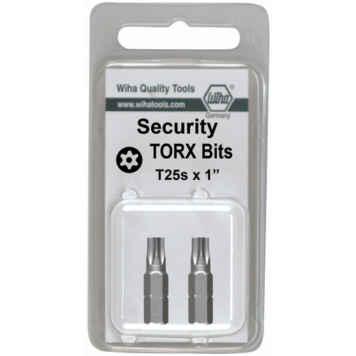 Security Torx Insert Bit On 5/16″ Hex Drive T55s × 35mm (2 Bit Pack) - USA Tool & Supply