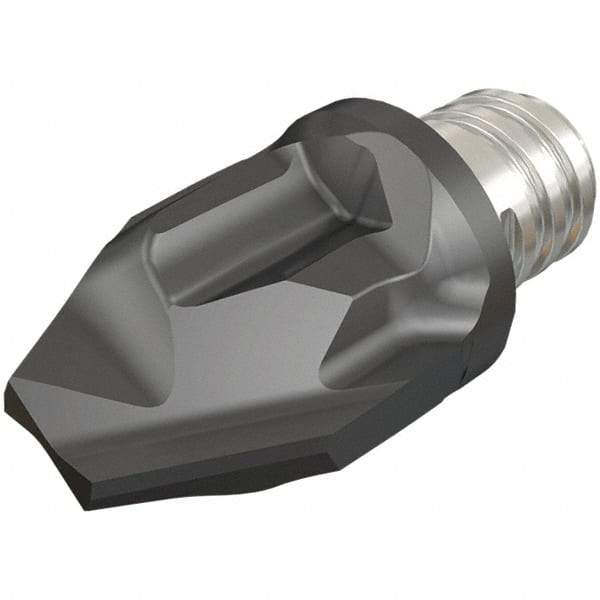 Iscar - MM HCF Grade IC908 Carbide Chamfer Milling Tip Insert - TiAlN Finish, 2 Flutes, 0.157" Cutting Diam, 0.197" Depth of Cut, 10mm Extension - USA Tool & Supply