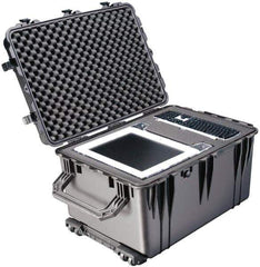Pelican Products, Inc. - 23" Wide x 23" Deep x 19-31/64" High, Clamshell Hard Case - Black, Plastic - USA Tool & Supply